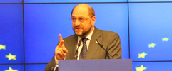 Europa-Parlamentets formand Schulz
