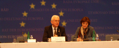 Pressekonference med EP-formanden