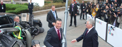 Anders Fogh Rasmussen ankommer 
