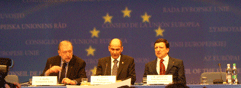 EU-formandskabets pressekonference
