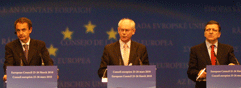 Zapatero (tv), Rompuy (mf) og Barroso