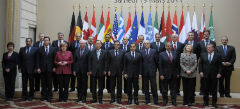EU's politiske ledelse mødes for at diskutere situationen i Libyen i 2011, foto Europa-Kommissionen