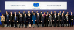 Familiefoto af EU's stats- og regeringschefer samt EU-ledelsen, foto: Det Europæiske Råd