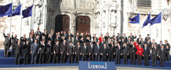 Underskriftsceremoni den 13. december 2007 i Lissabon. Foto: Hasse Ferrold