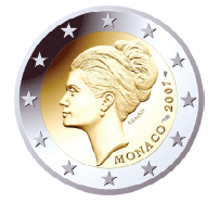 Erindringsmønt fra Monaco