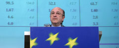 Økonomikommissær Joaquin Almunia. Foto: Kommissionen