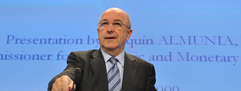 Økonomikommissær Joaquin Almunia. Foto: Kommissionen 