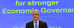 Kommissær Rehn. Foto: Kommissionen