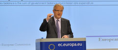 Kommissær Rehn. Foto: Kommissionen