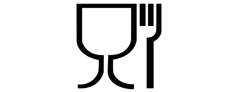 Symbol for "fødevarekontaktmaterialer"